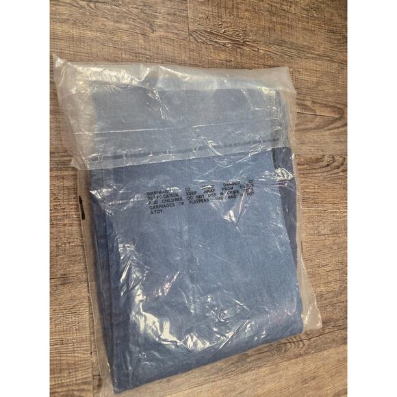 Woman Within NEW Straight-Leg All-Cotton Pull-On 7-Day Elastic-Waist Jeans 28W - Picture 5 of 5